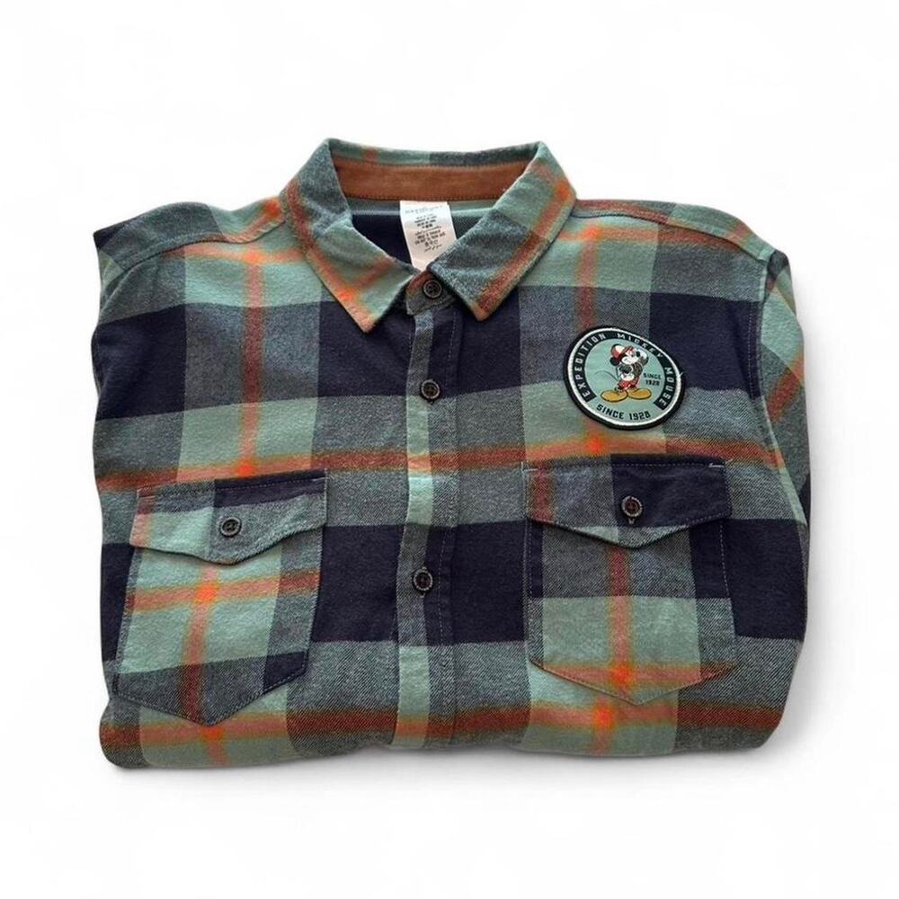 Disney mickey mouse multi coloured flannel